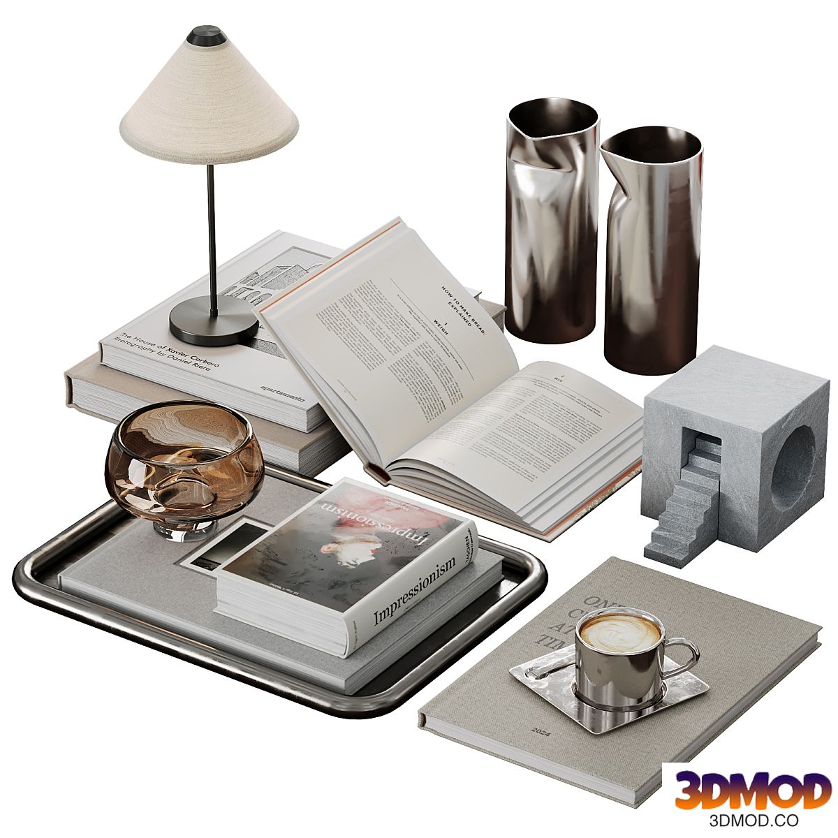 Decorative set for coffee table