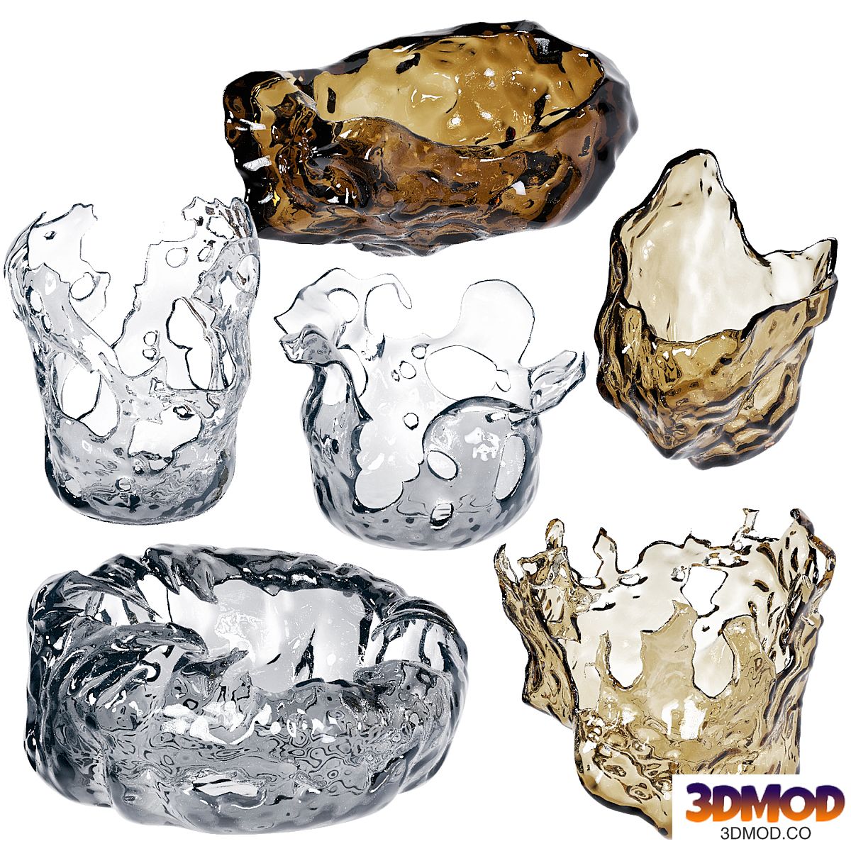 set of glass products