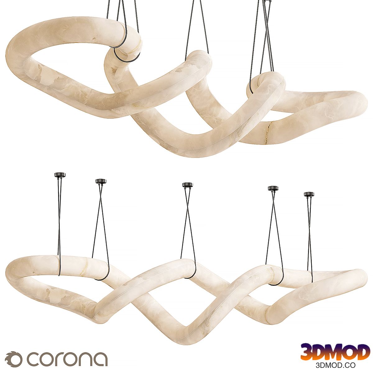 INFINITY 16 Pendant light by Atelier Alain Ellou