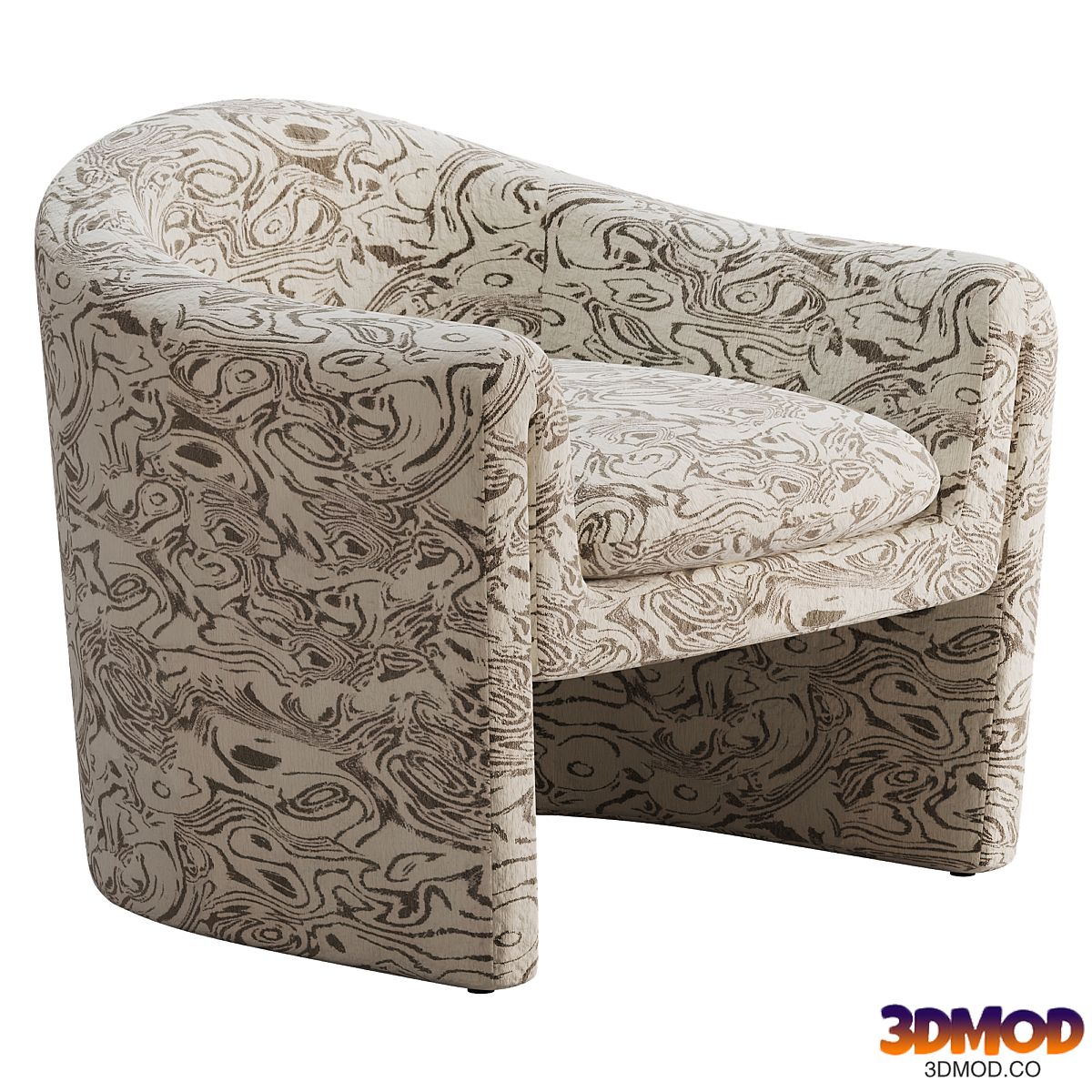 Willow Jacquard Sculptural Chair
