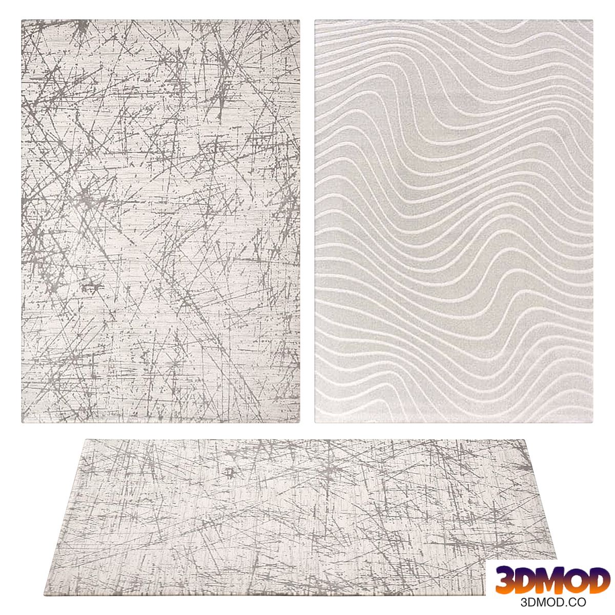 Geo Geometric Cream Rug