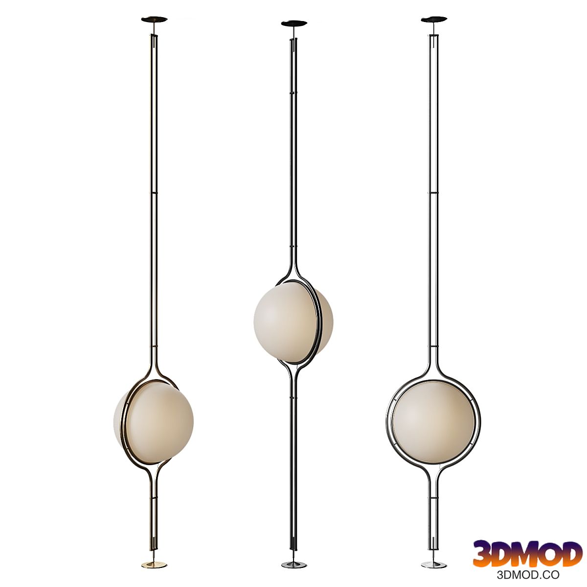 Tacchini Dana Pendant Floor Ceiling Lamp