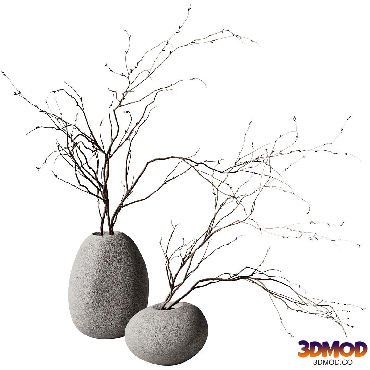 Japan vase with branch