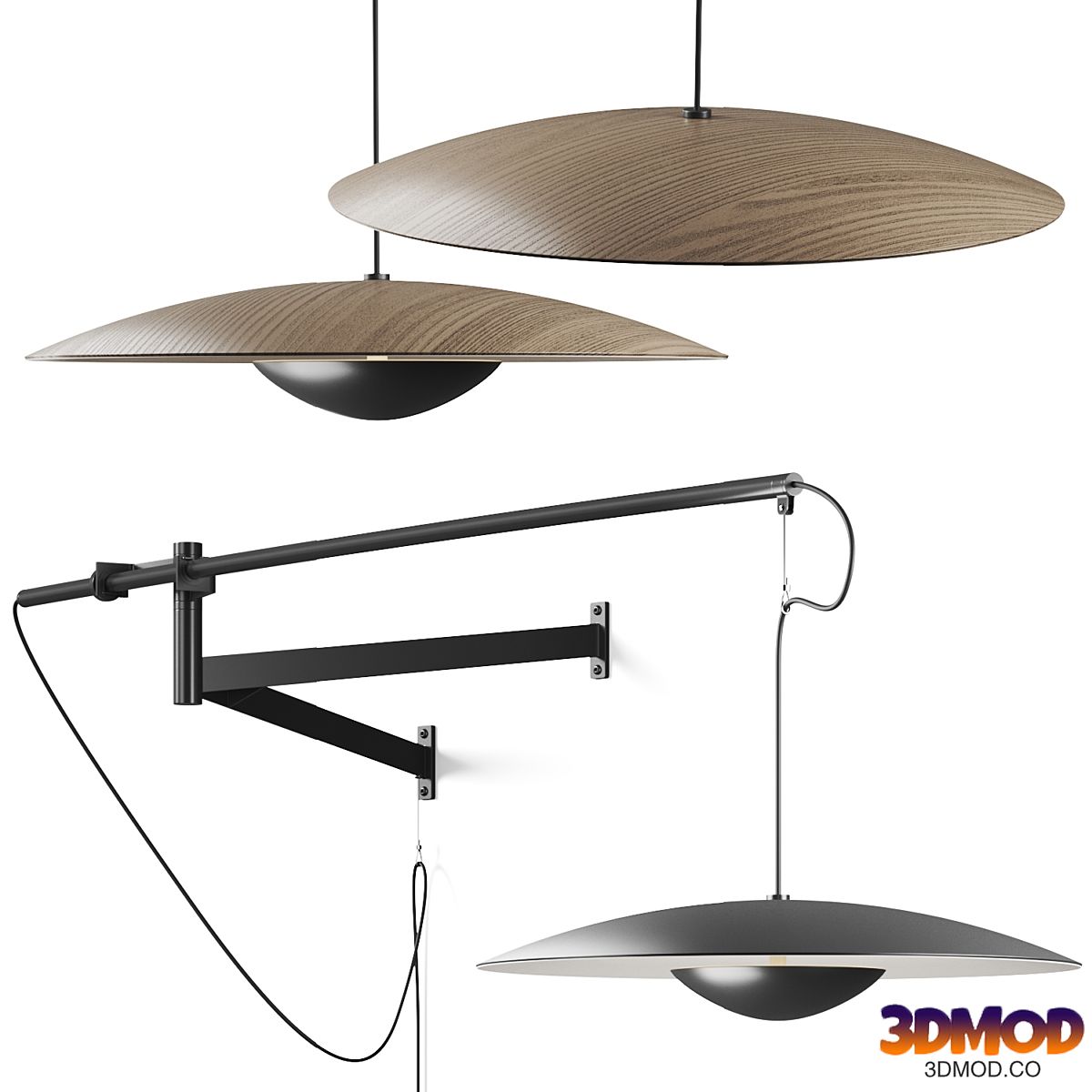 Ginger A Xl 42 Marset Adjustable Wall Lamp