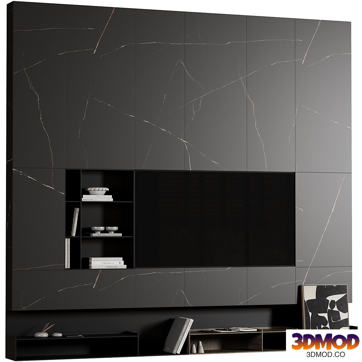 tv wall set 17