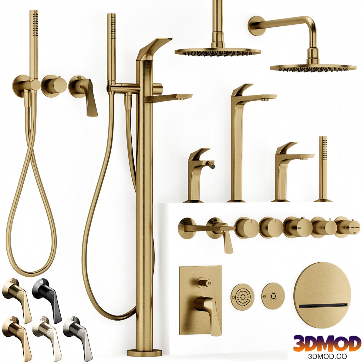Gessi Ventaglio bathroom faucet collection
