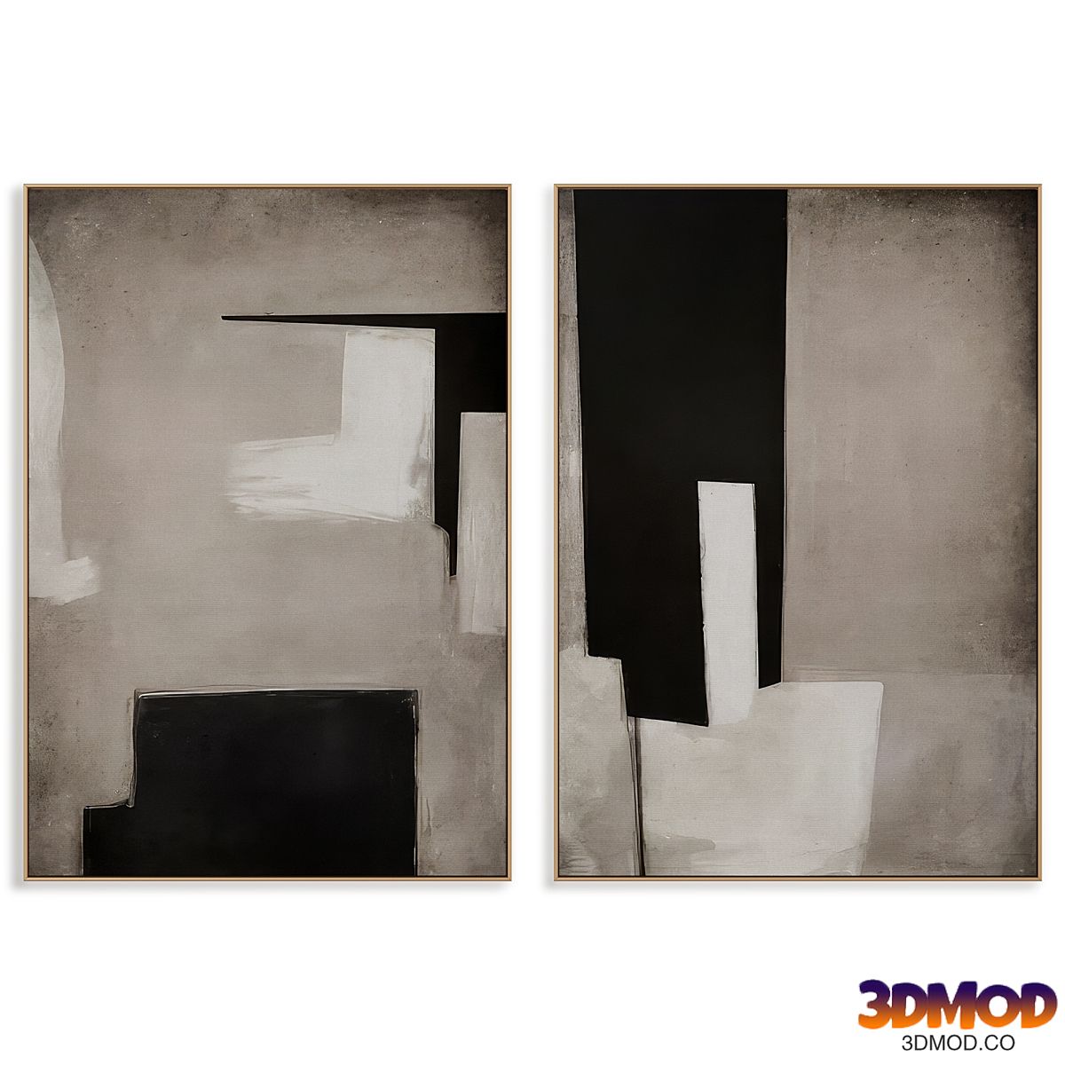 Abstract Painting Frame set 0512