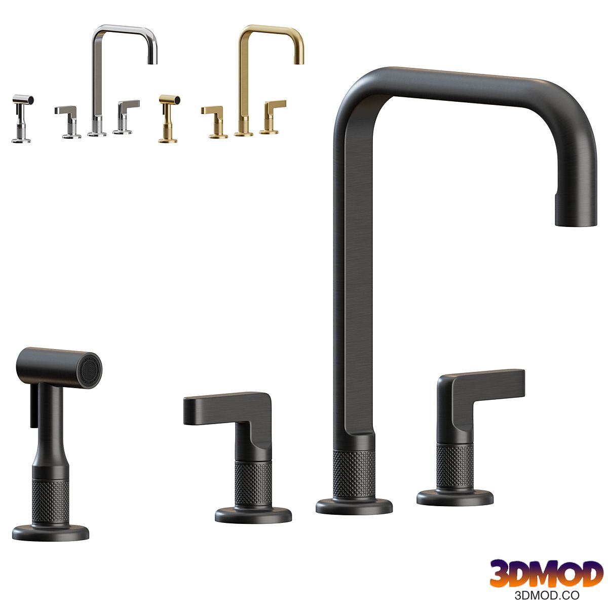 Inciso Kitchen Tap by Gessi