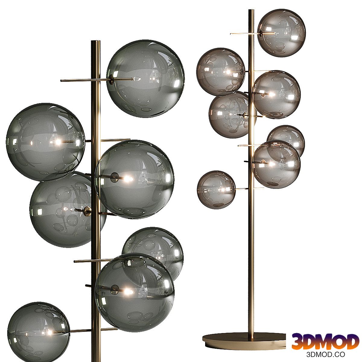 Gallotti & Radice Bolle Stelo Floor Lamp