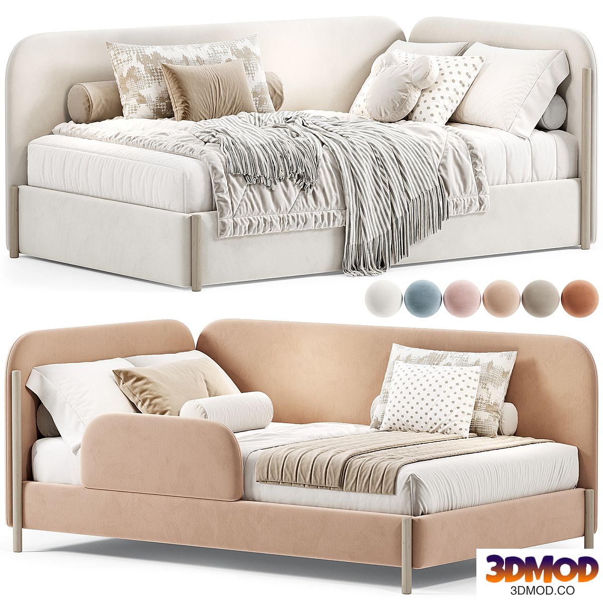 Kejsi Kids Bed by Divan