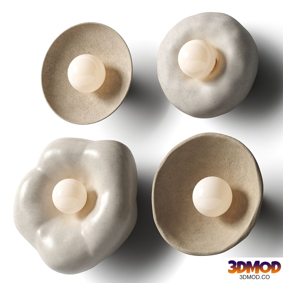Clay - Ceramic wall lamps