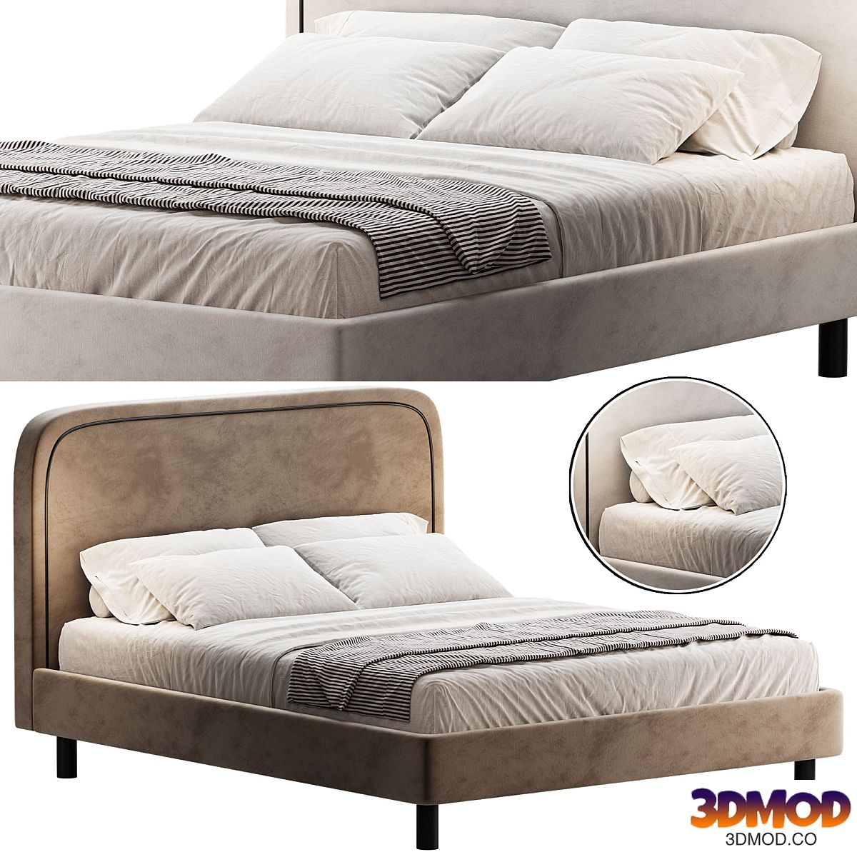 Lucas Bed On Legs