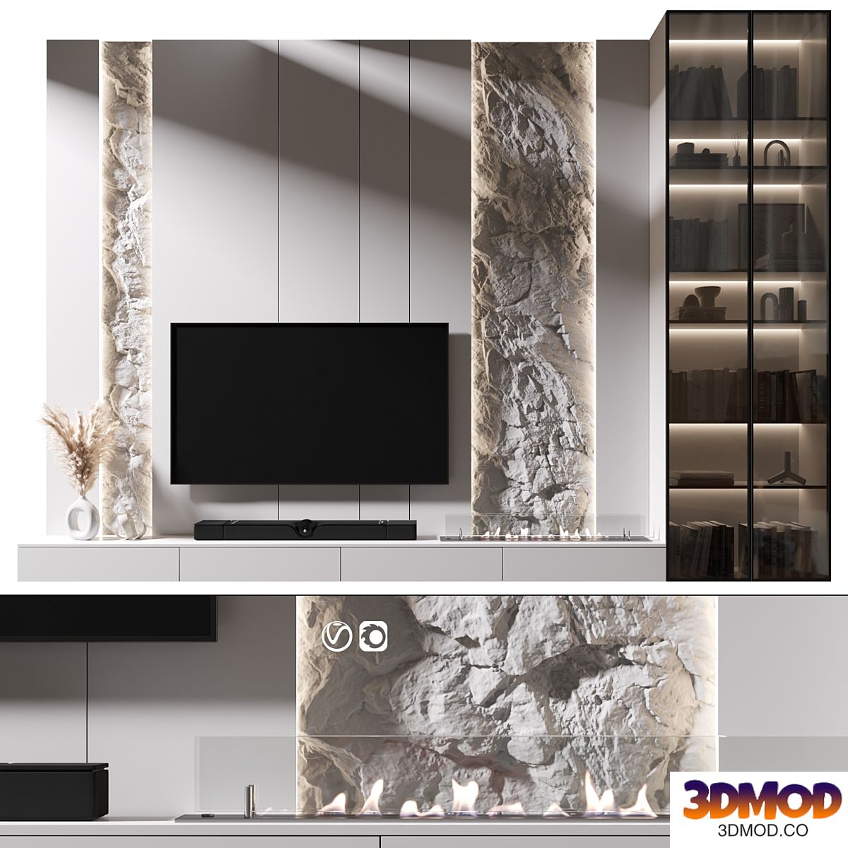 TV Wall | set 1081