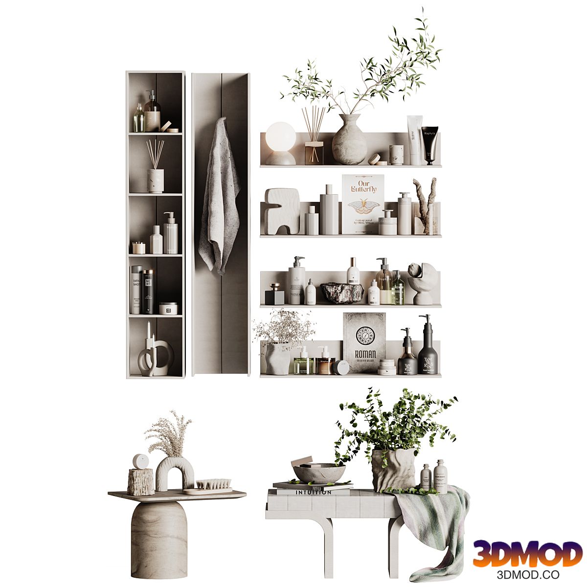 Bathroom Accessories Set 04