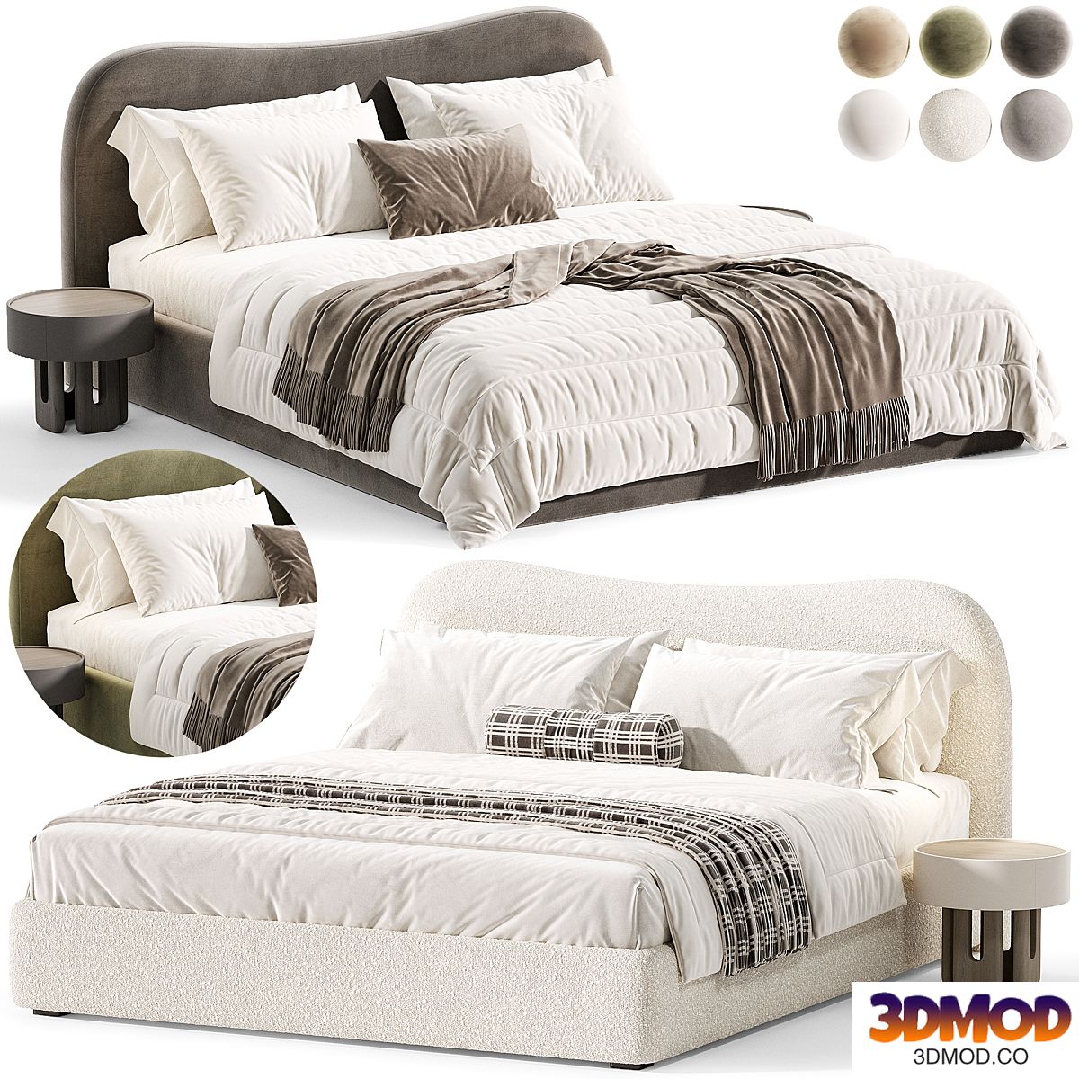 Jeyfris Bed by Cazarina