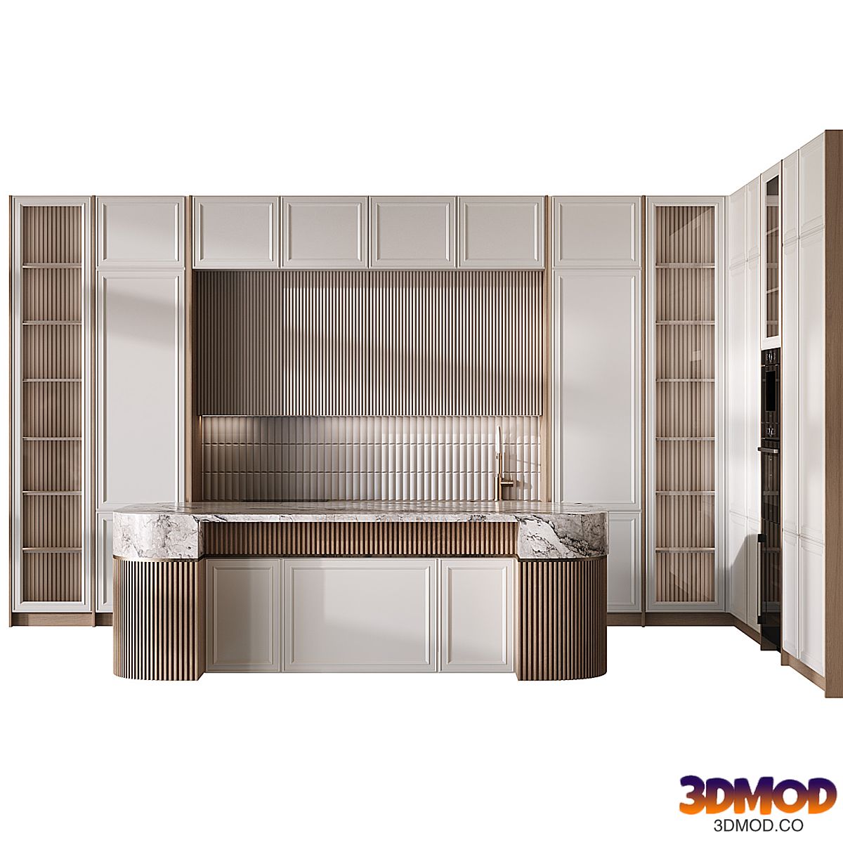 Kitchen in neoclassical style 83