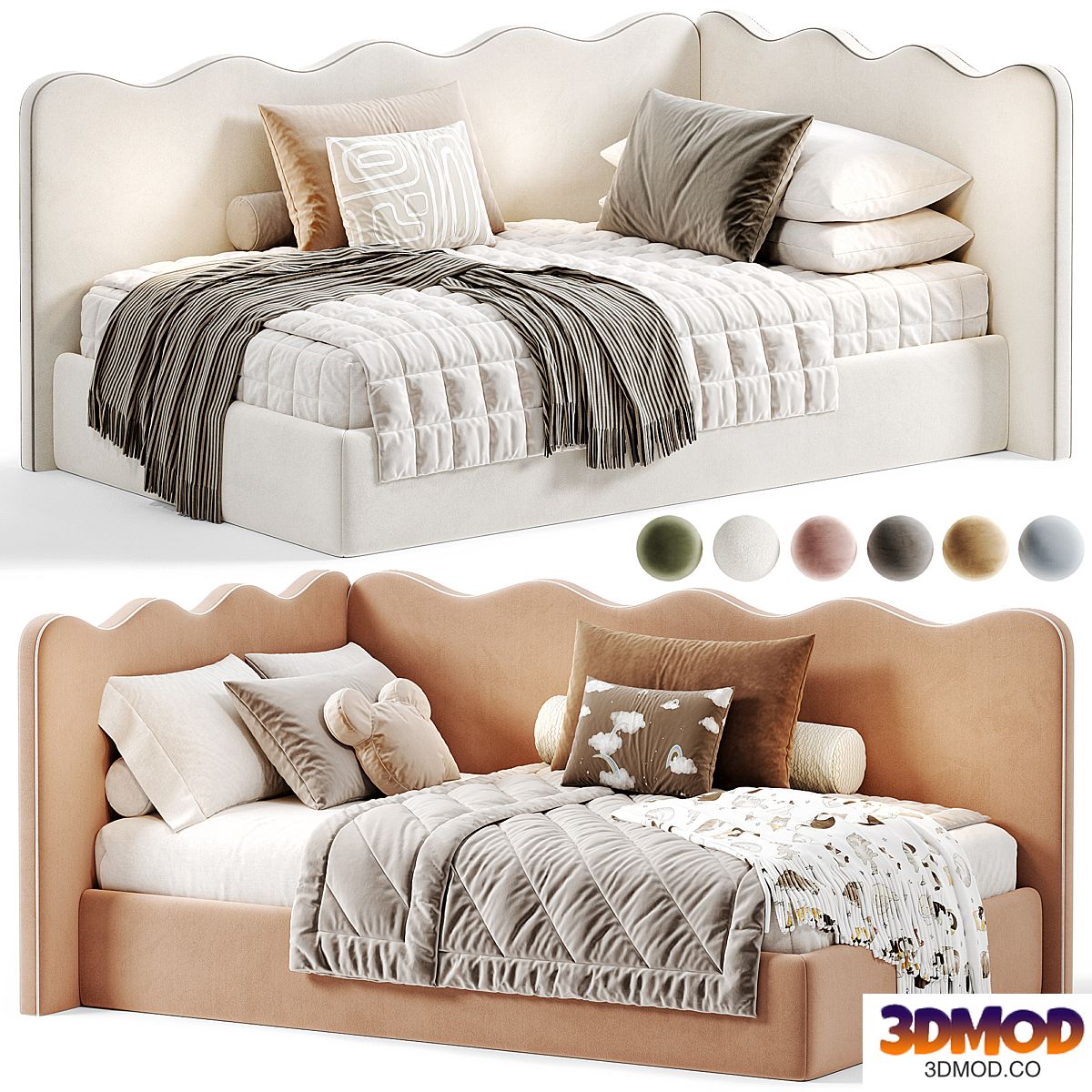 Riviera Corner Kids Bed by sensorsleep