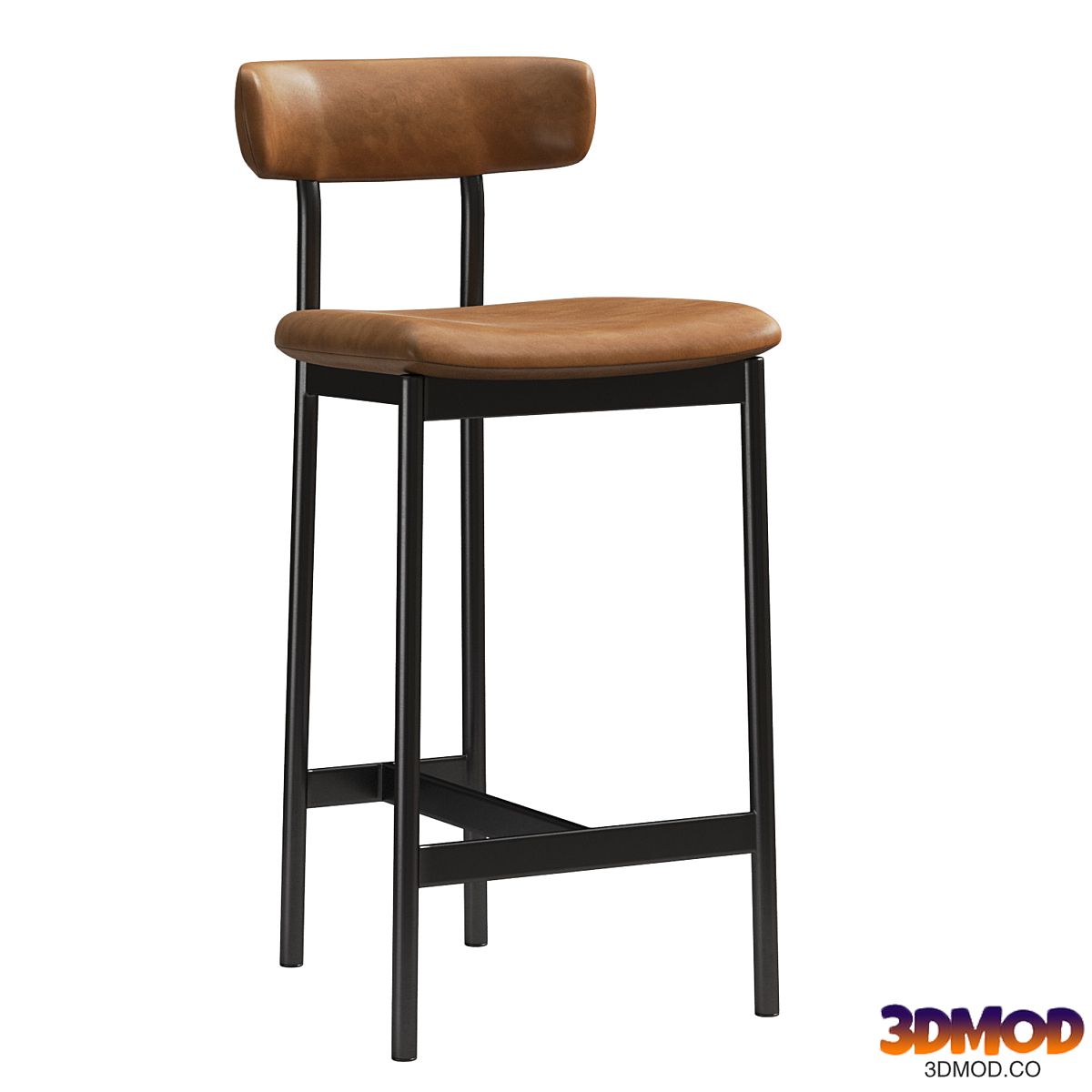 Grier Leather Counter Stool