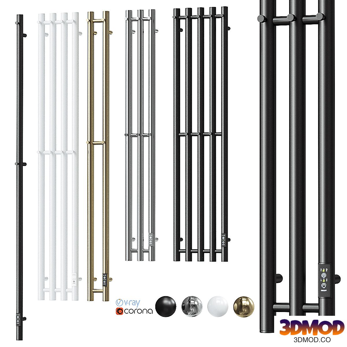 EWRIKA Penelope electric heated towel rail