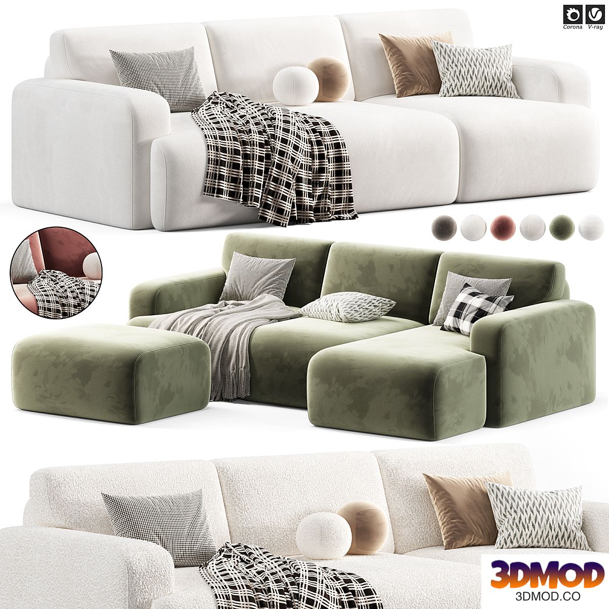 Bonent Modular Sofa by Divan.ru