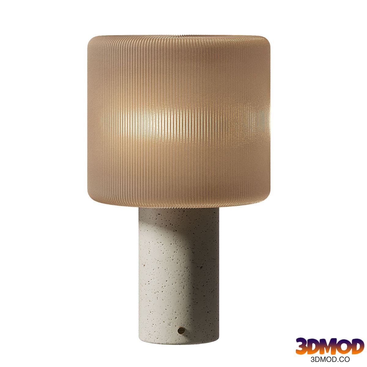 Ramble Tall White Ceramic Table Lamp With Jute