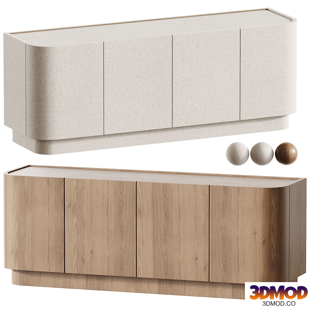Solstice Painted Media Console