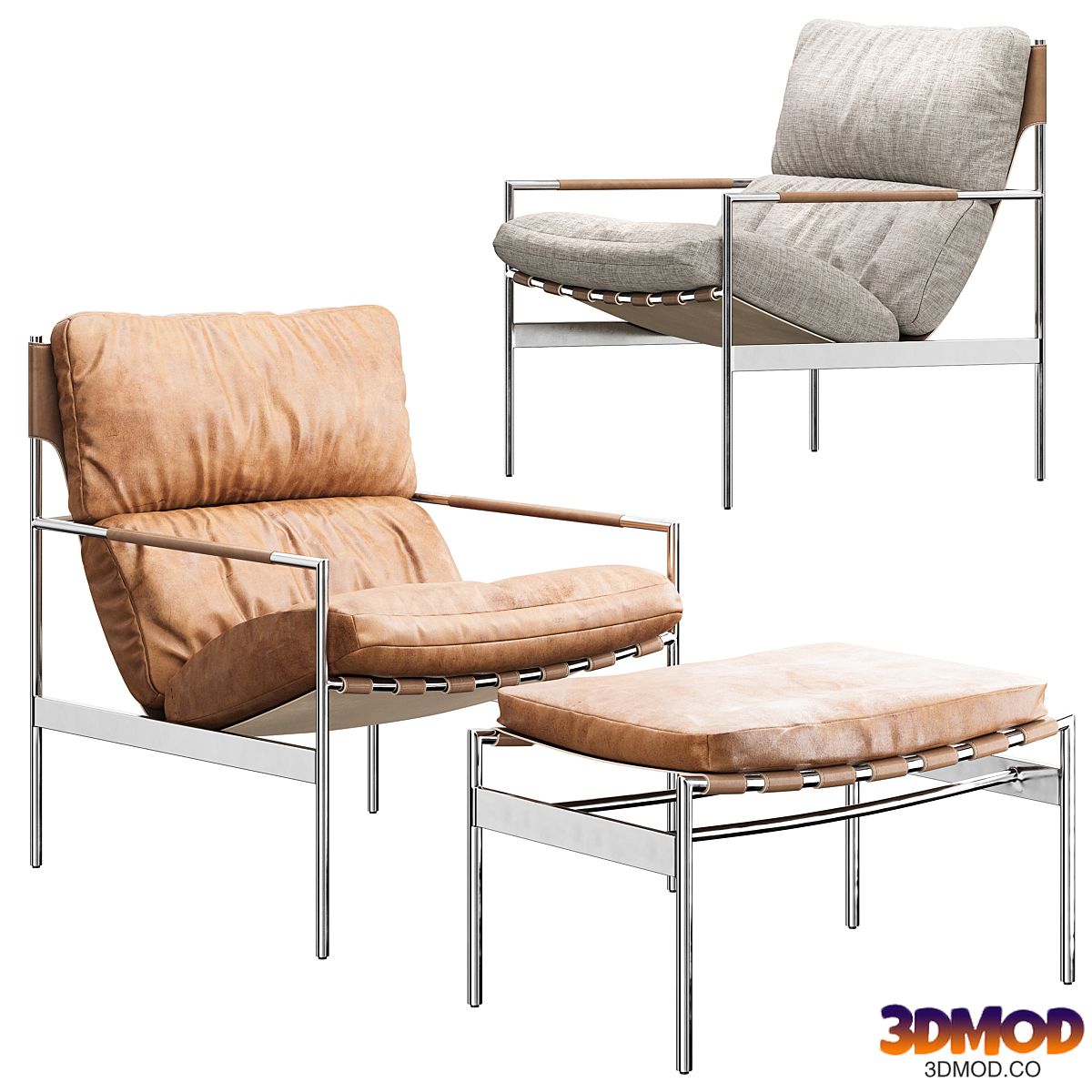Armchair STUART SLING CHAIR from WEST ELM