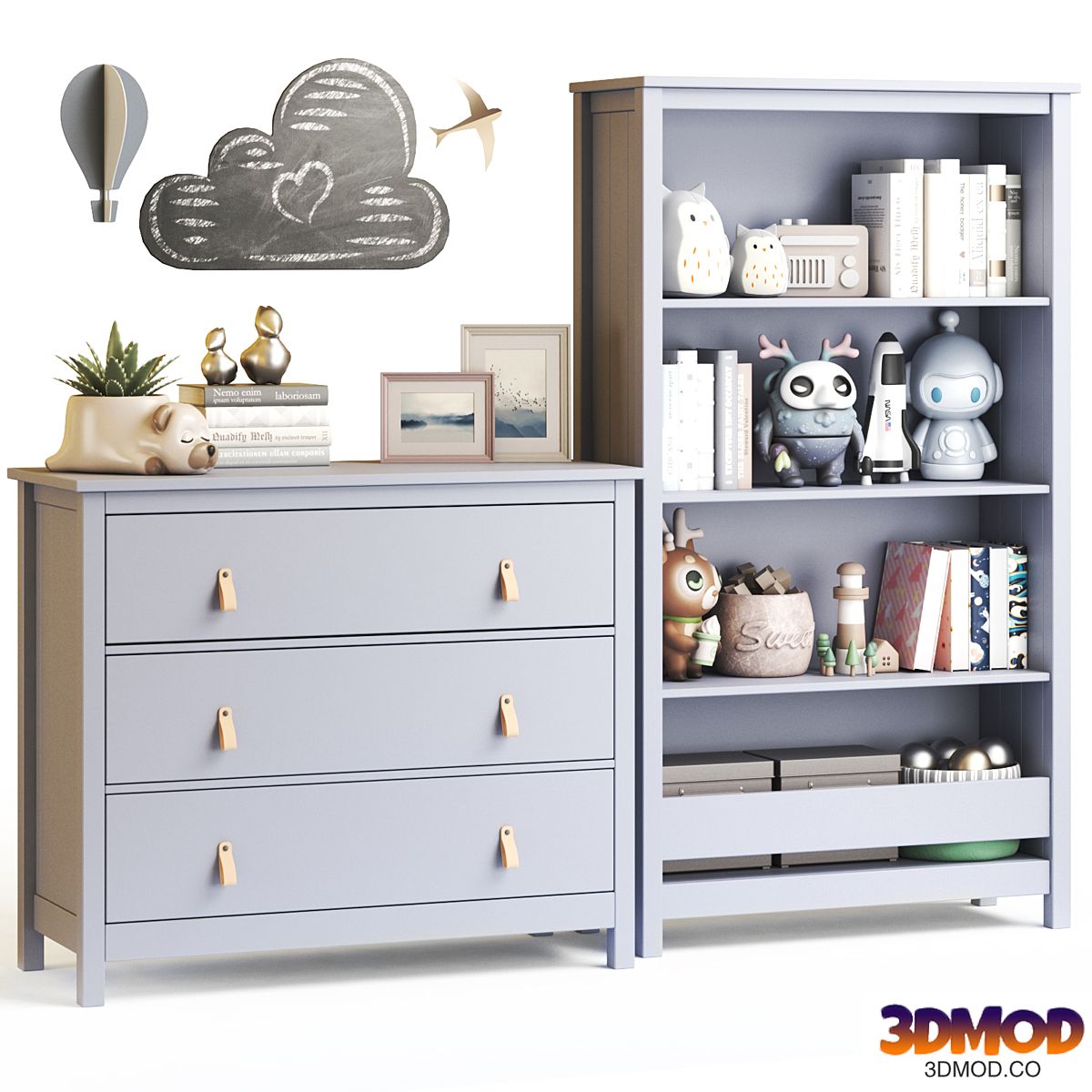 Children's furniture with toys 52