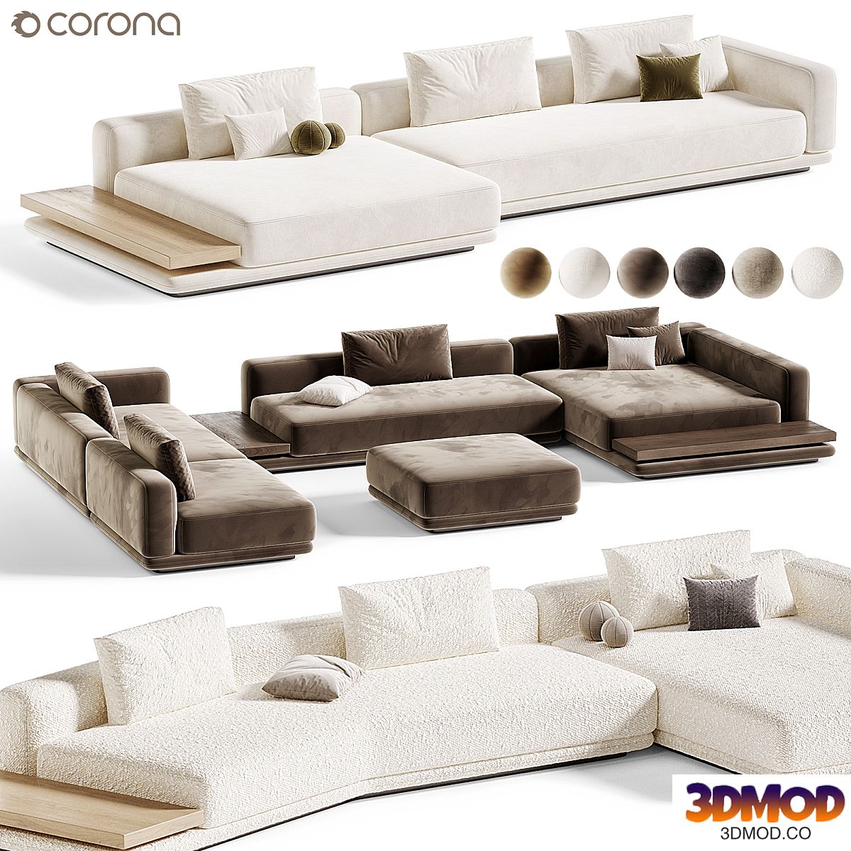 Minotti Horizonte Modular Sofa