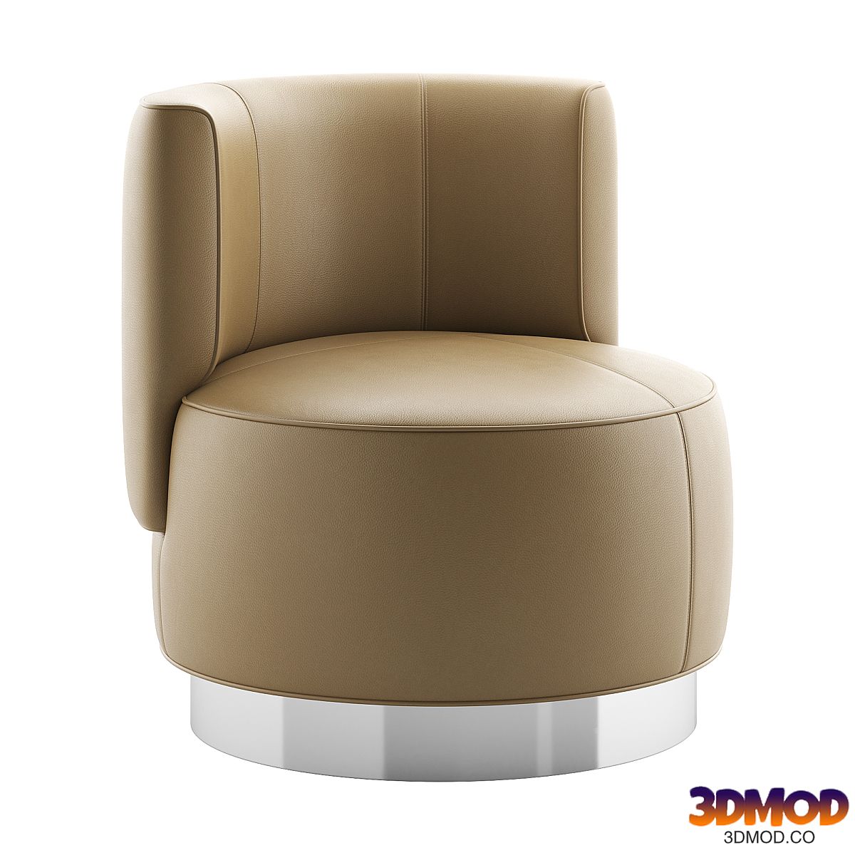 Yves Round Armchair by Minotti