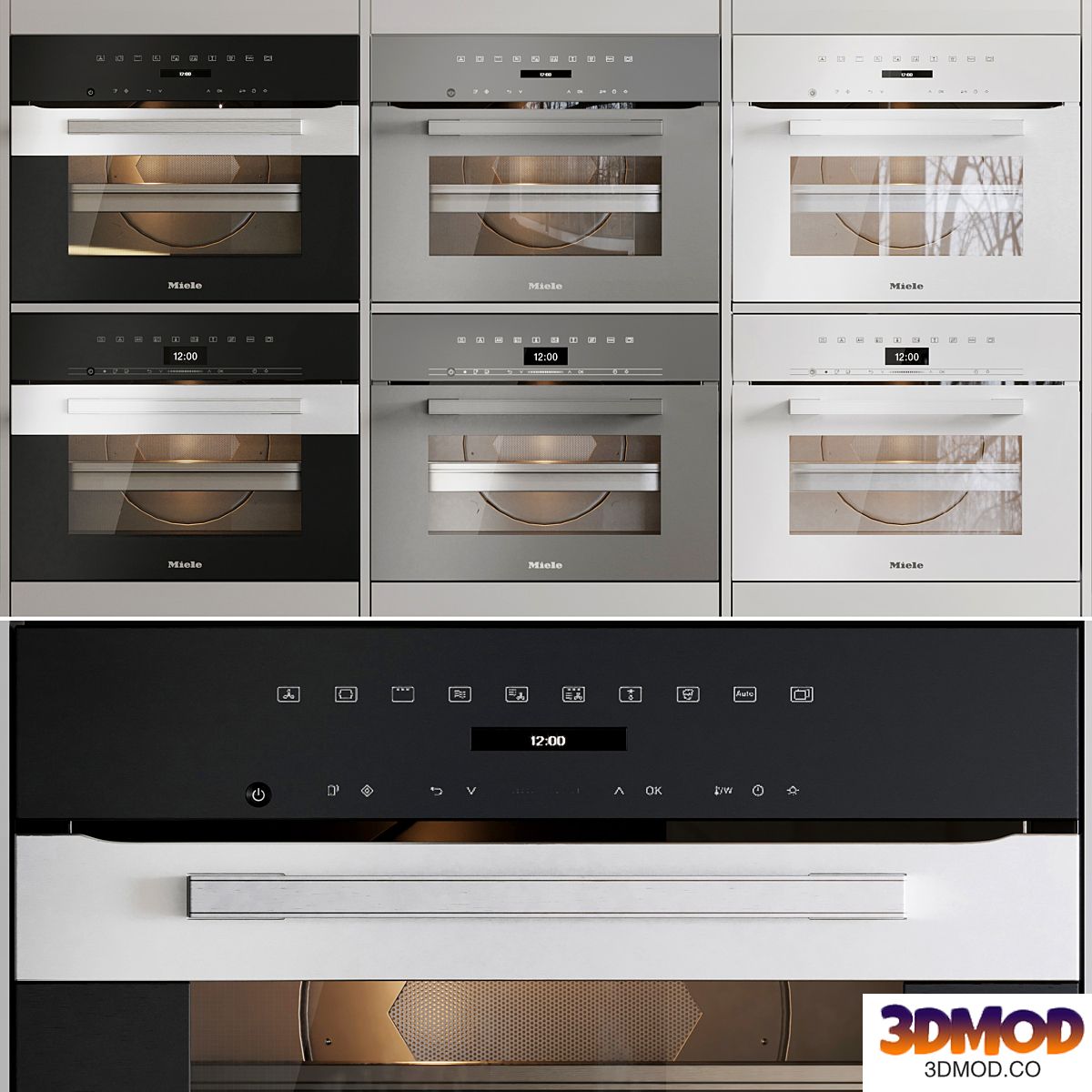 Miele Oven H 7240-60 and Combi-Steam Oven