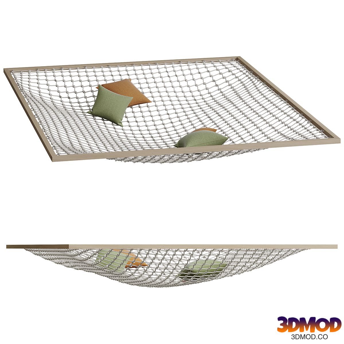 Hanging hammock net