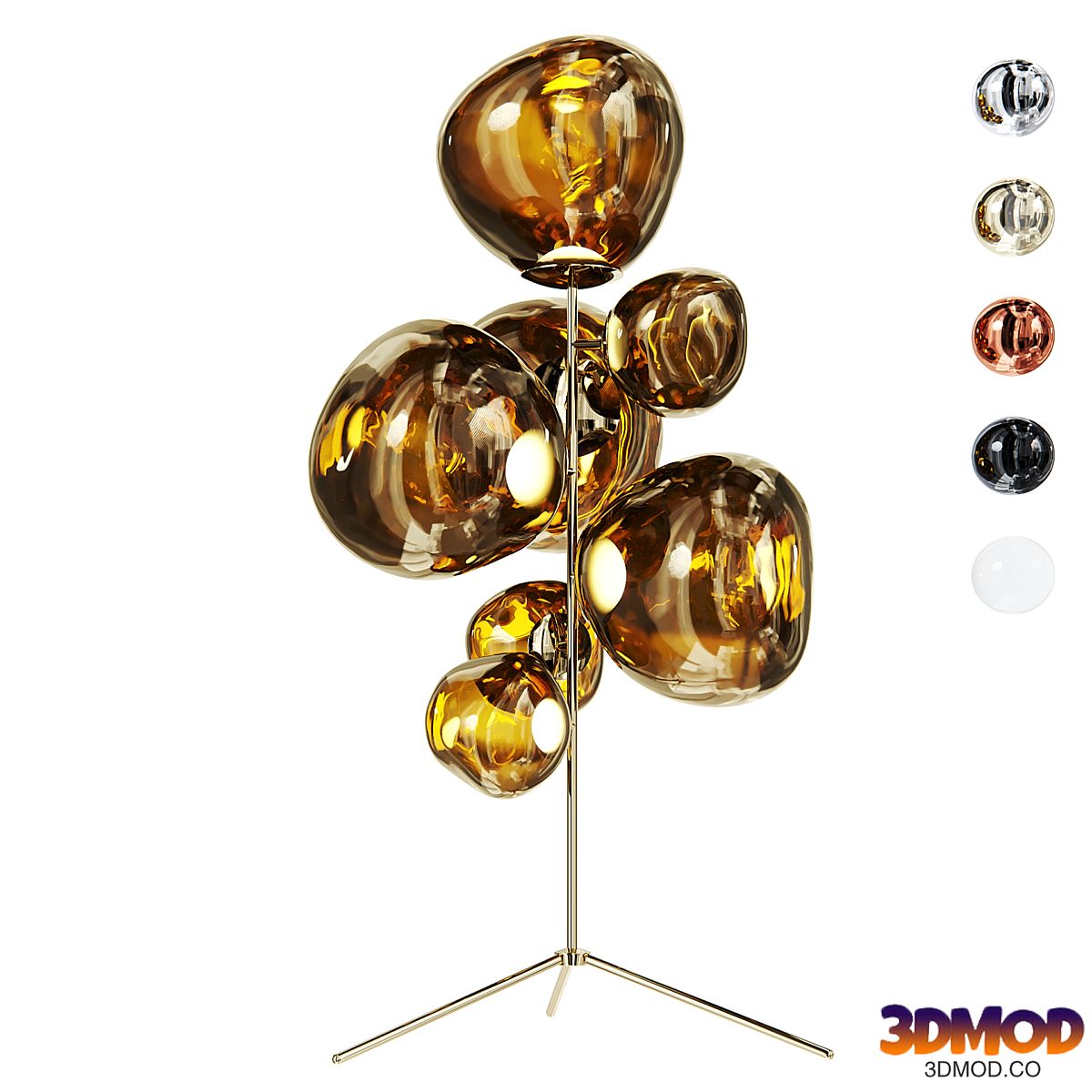 Melt Floor Stand Chandelier by Tom Dixon