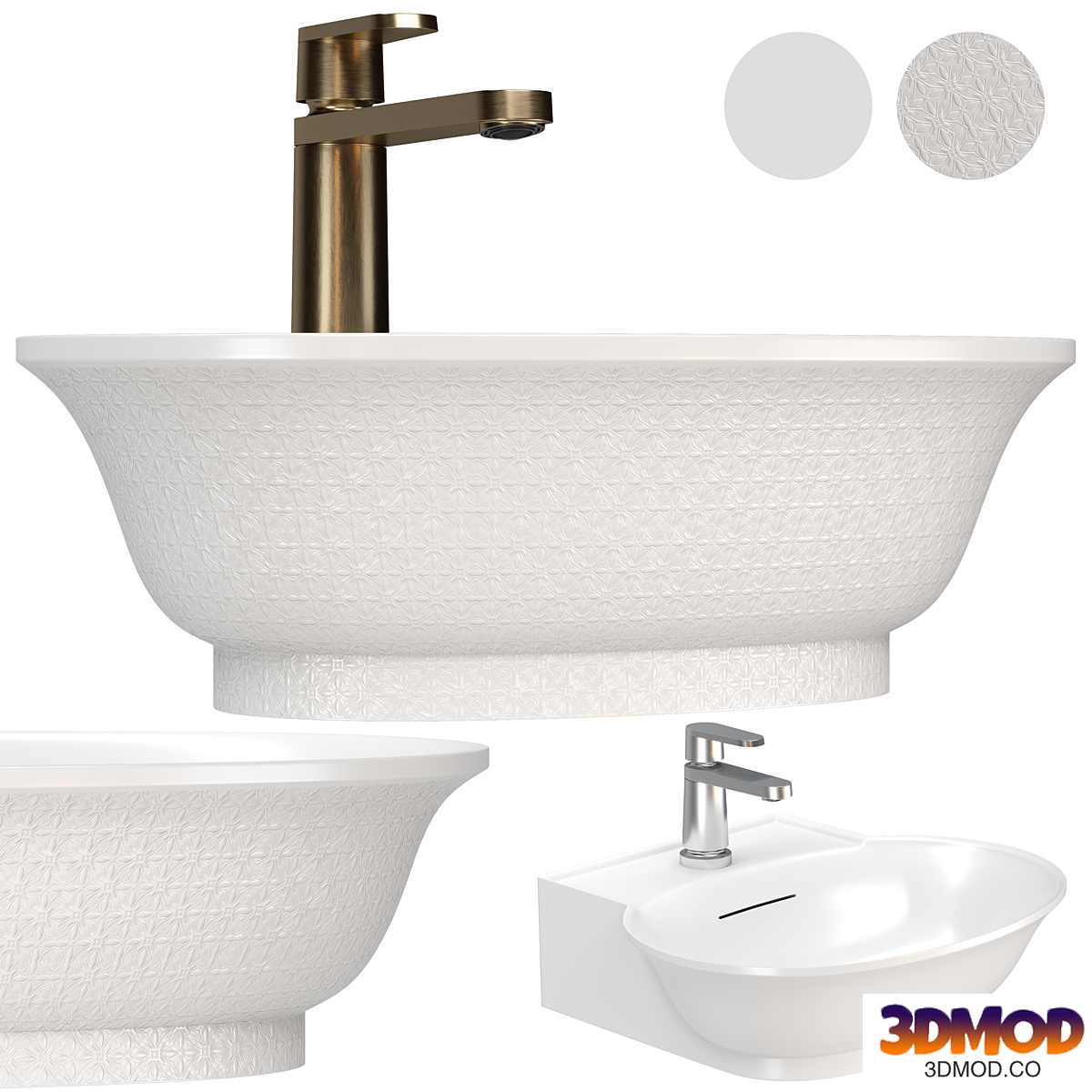 Laufen The New Classic washbasin set 02