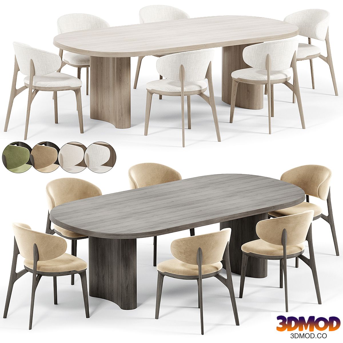 Elypse Dining Chair, Altura Dining Table