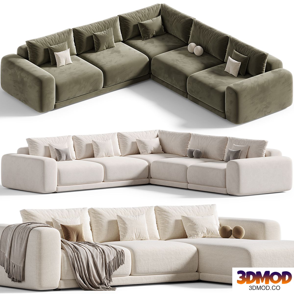 corner Case KELSTON modular sofa