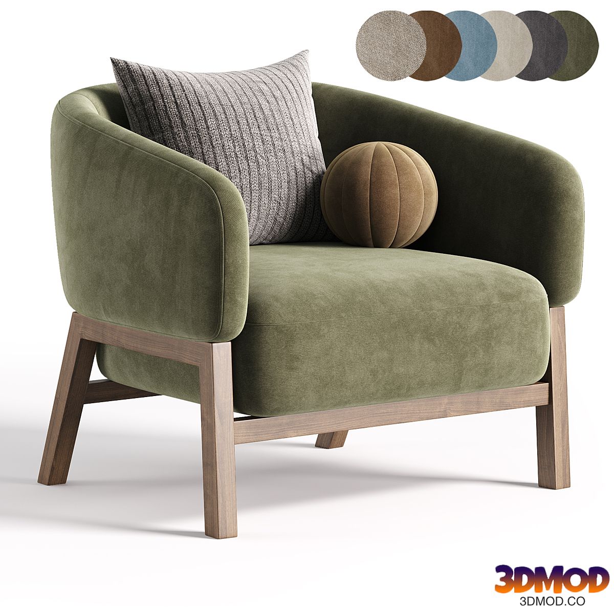 French Connection Mika Teddy Bouble Accent Chair