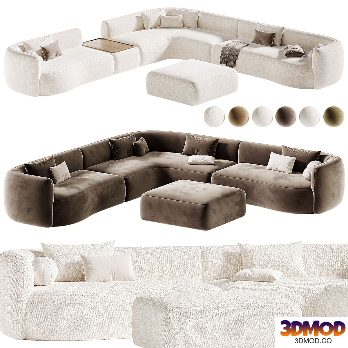 Cloud Corner Sofa By Capital Collection