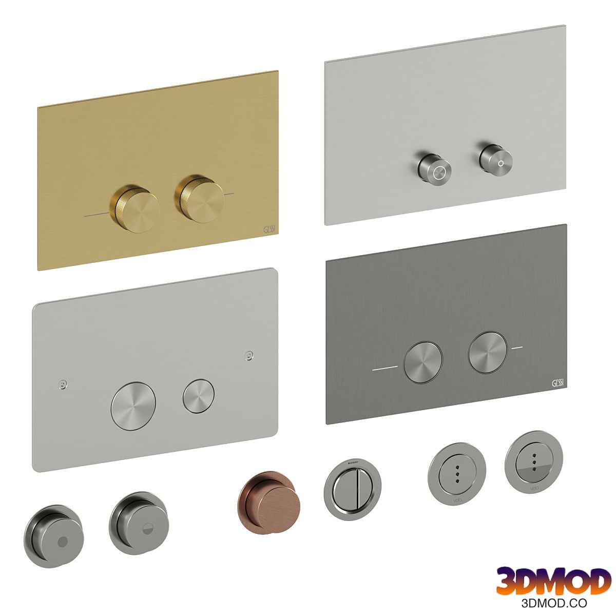 Flush buttons. Linki. Vola. Fantini. Geberit.
