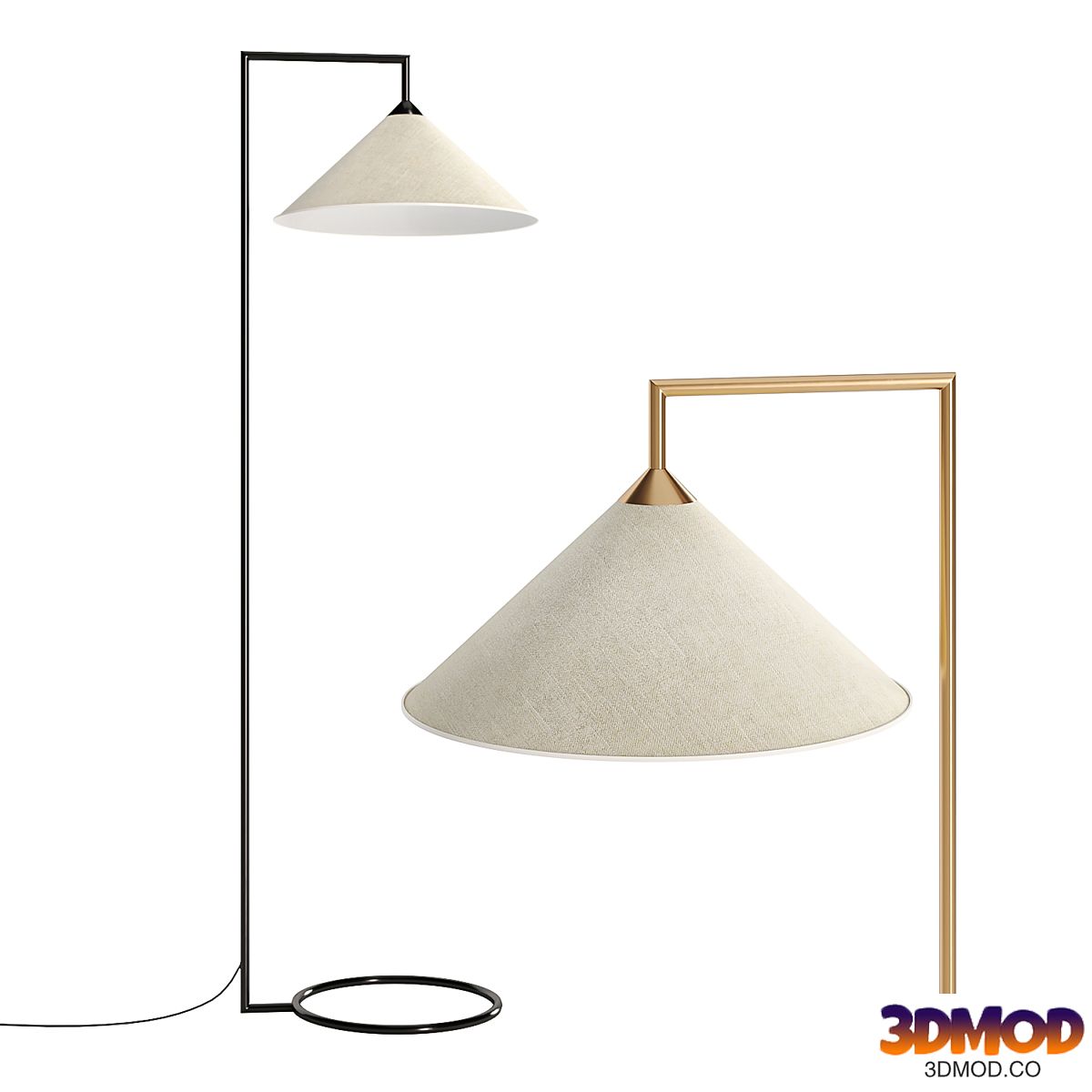 Iris floor lamp