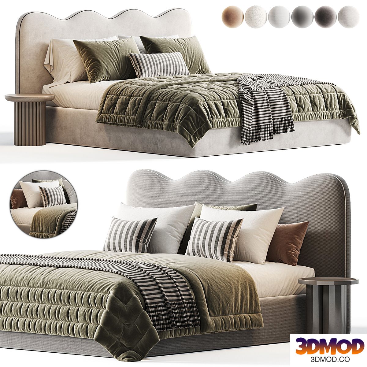 Beatrix bed by McMullin & Co