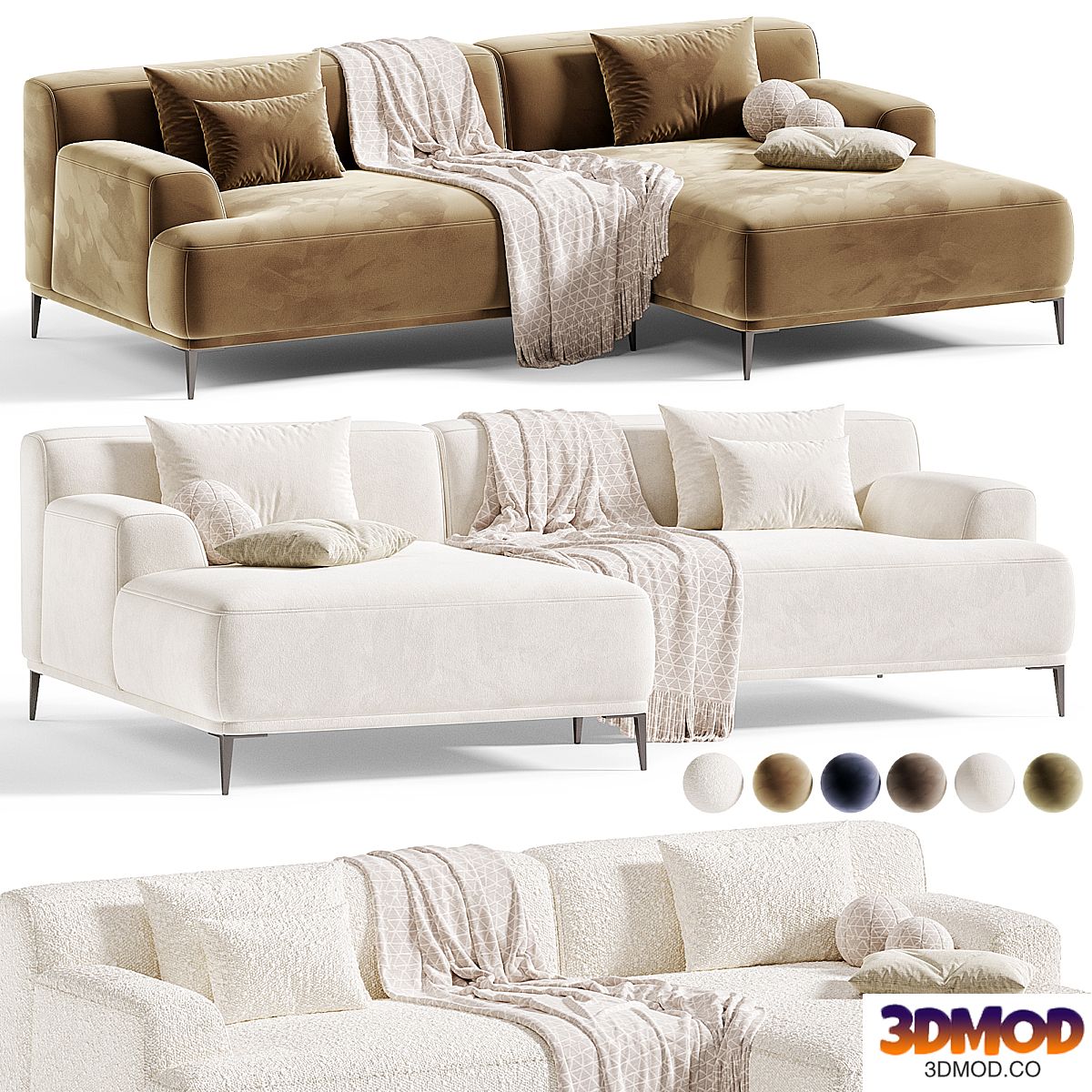 Sofa Albi corner By Dantone
