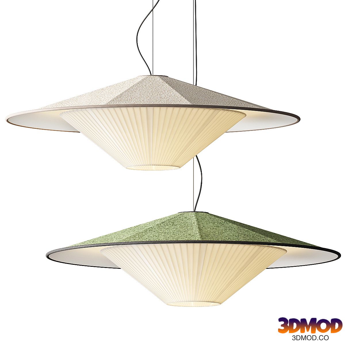 Otto 70 Ecru Pendant Lamp