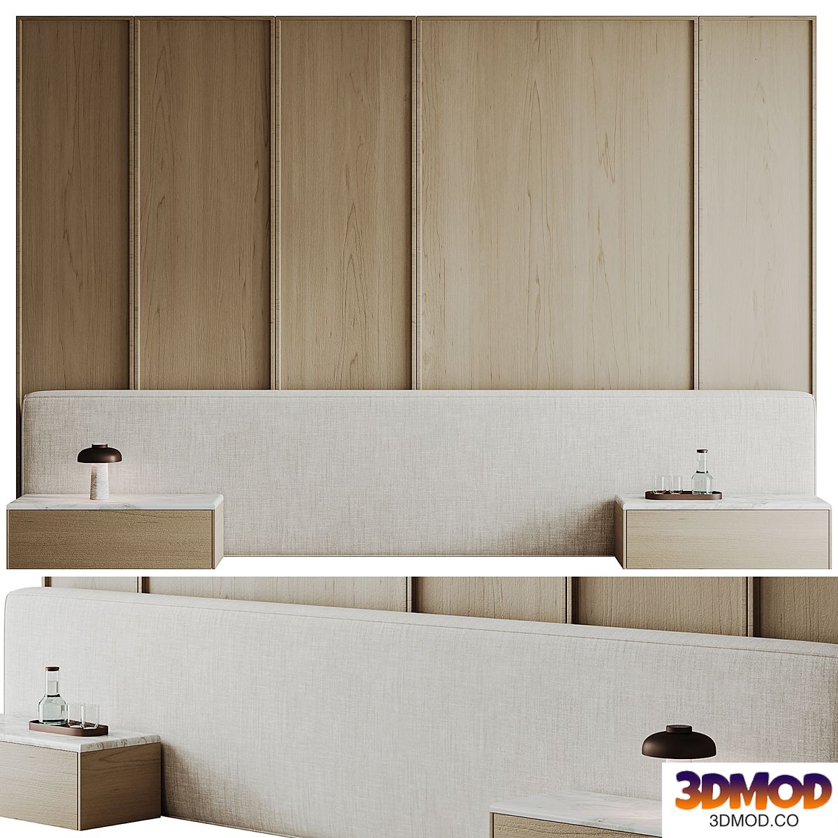Headboard Wall 3d Panel 1