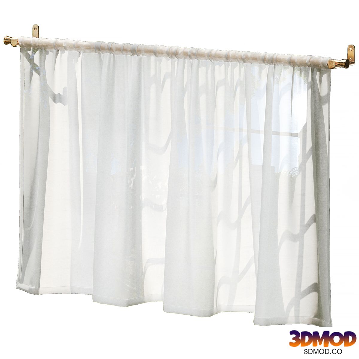 Emery Linen Cafe Curtain