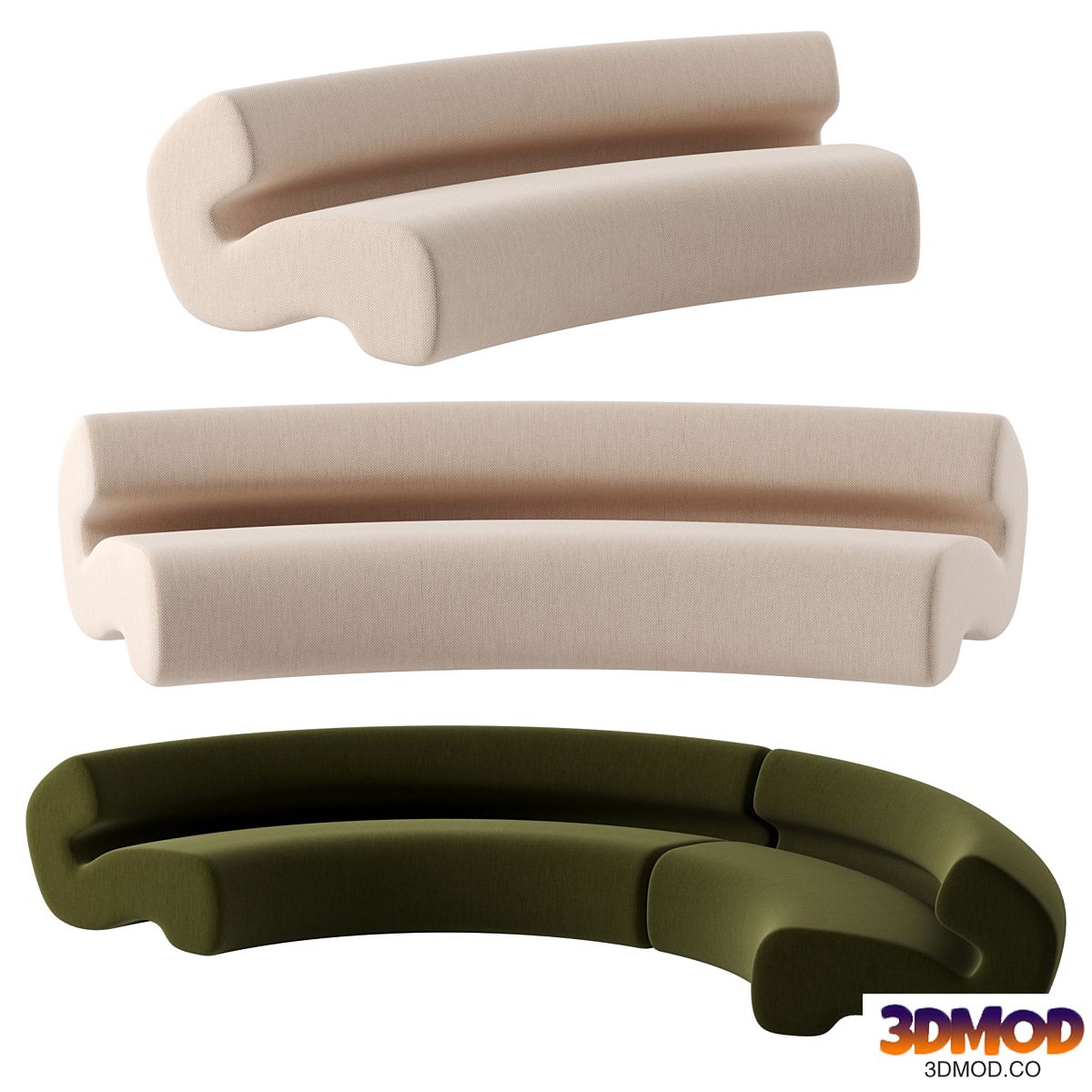 Gruuve sofa by Moroso