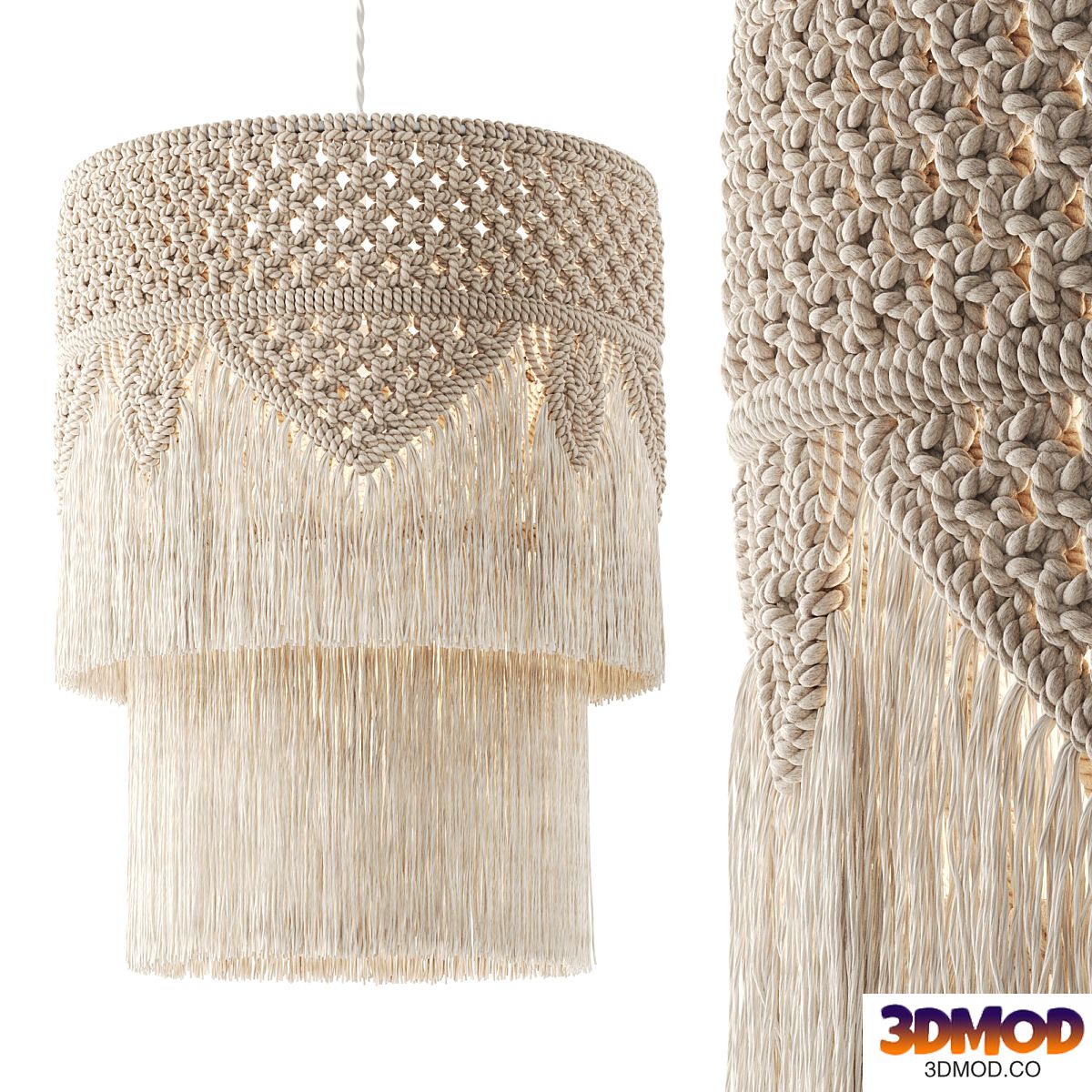 MACRAME Pendant Light 02