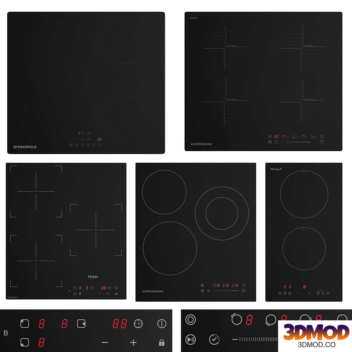 Set of Hobs 01