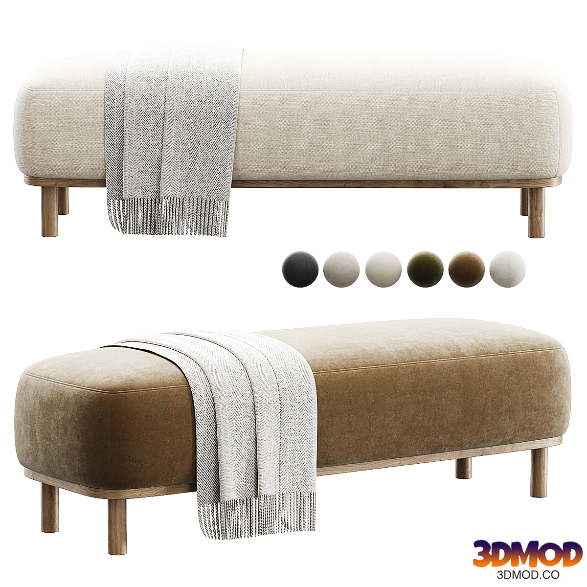 Bench / bedside table LA REDOUTE Papoo