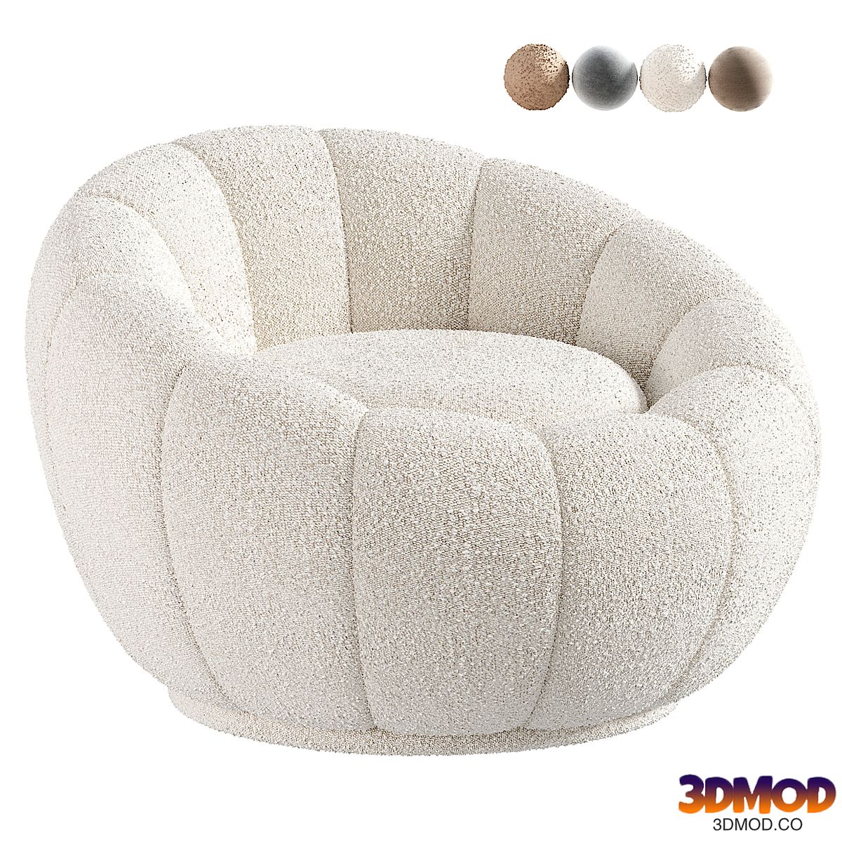 celine swivel armchair